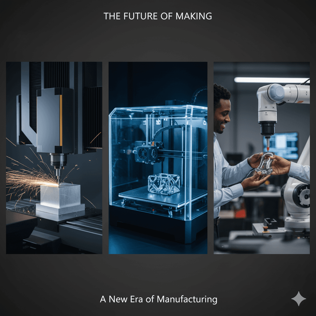 Shaping the Future of Manufacturing: Join Our Global B2B Platform for CNC, 3D Printing, and Robotics