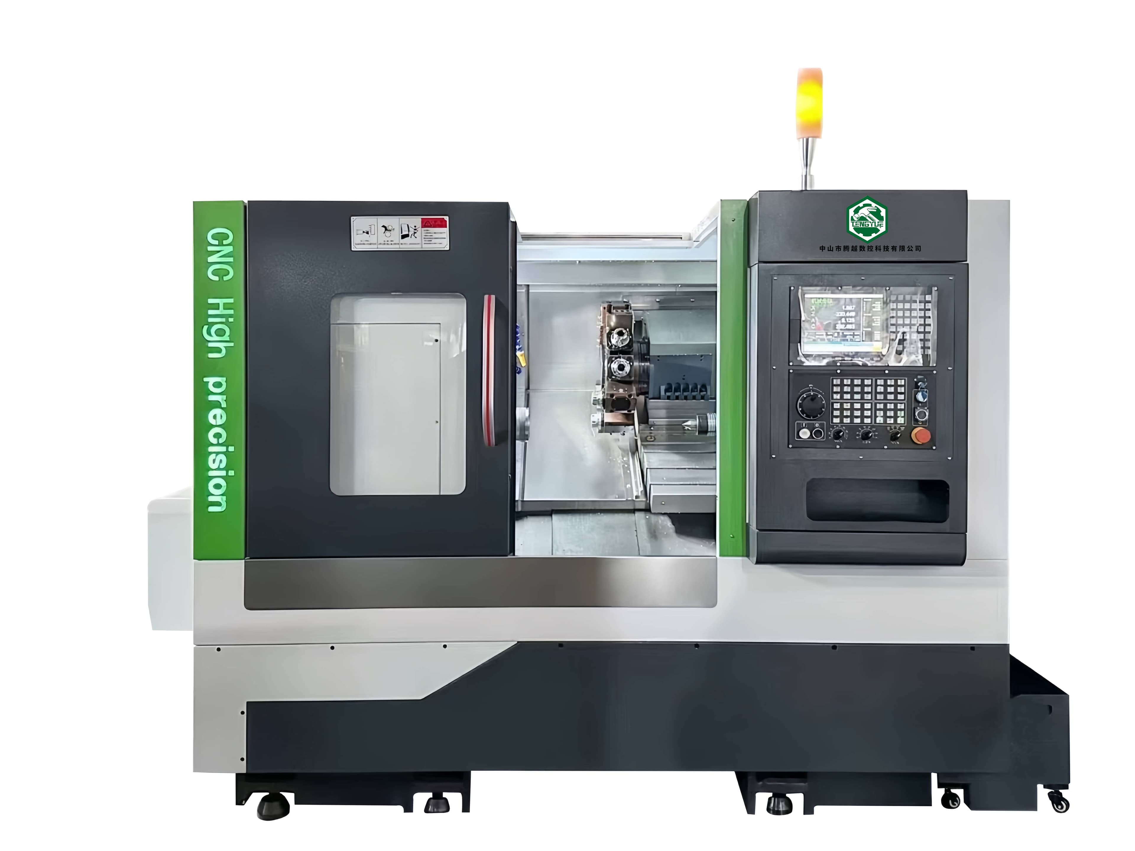 CK52PT Power Turret Tailstock CNC Slant Bed Lathe